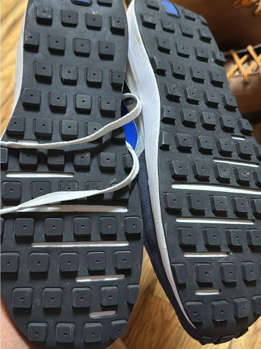 Nike Men's Sneakers in Blue, Black & White